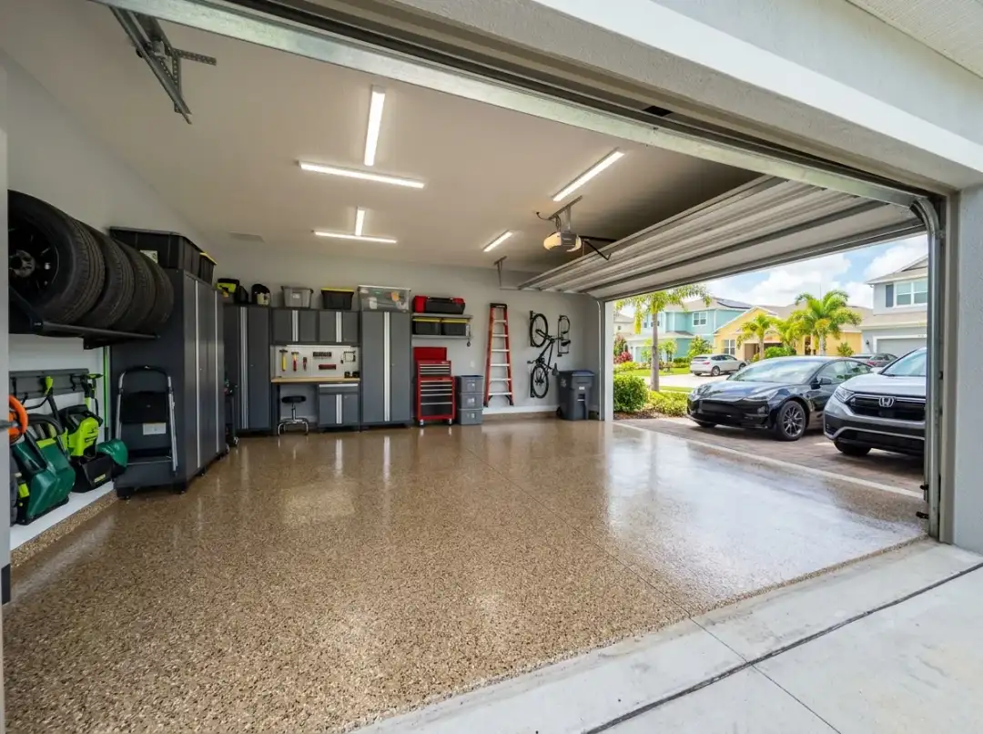 Floor Shield of South West FL Floor Shield of SWFL completed garage floor coating