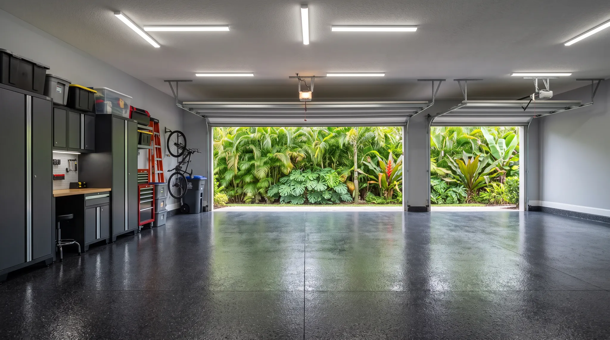 Floor coating background