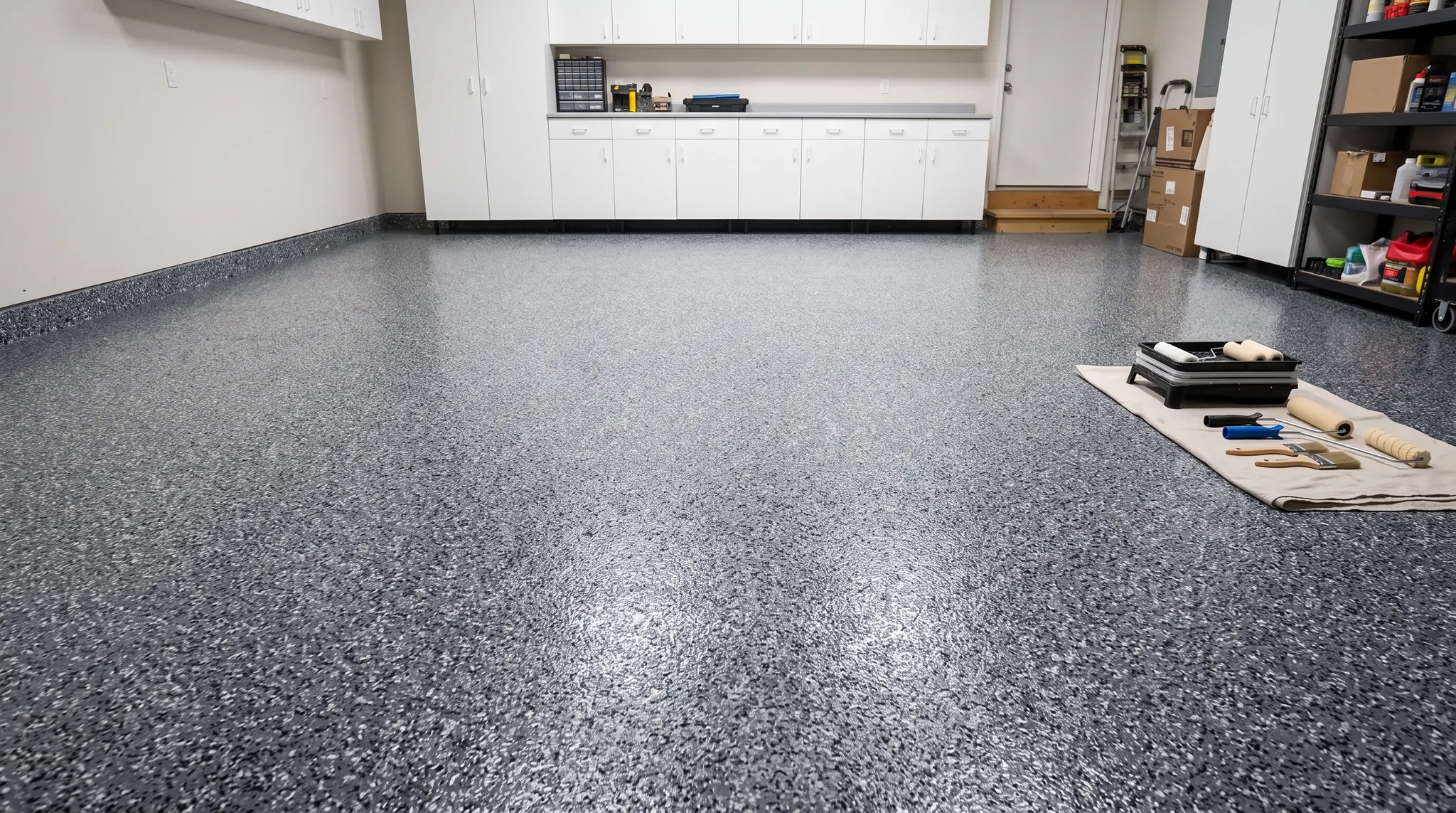 Beautiful coated floor