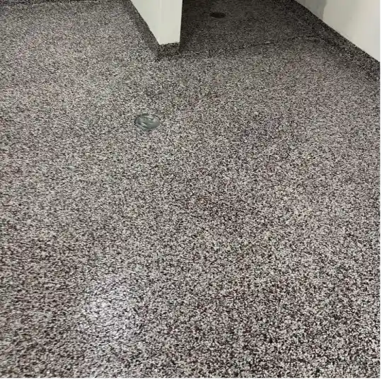 Pool deck coating application