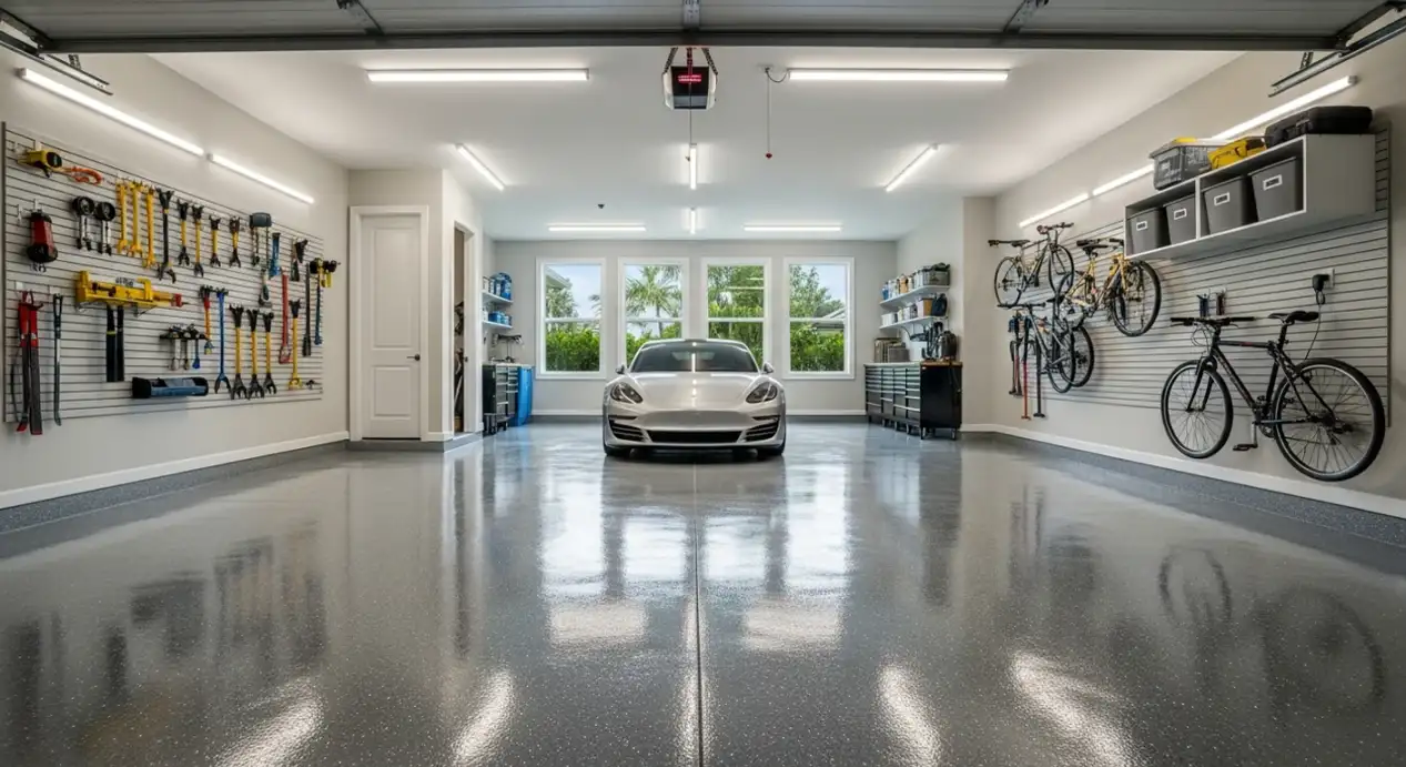 Premium garage floor coating by Floor Shield of SWFL